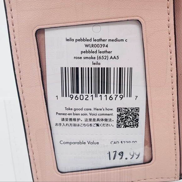 Kate Spade Leila Medium Compact Bifold Wallet Leather - Picture 8 of 8